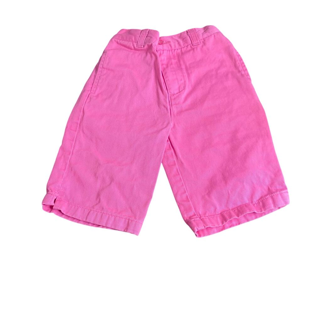 IZOD VTG pink elastic waist pull on baby wide leg pants‎ SIZE 18M